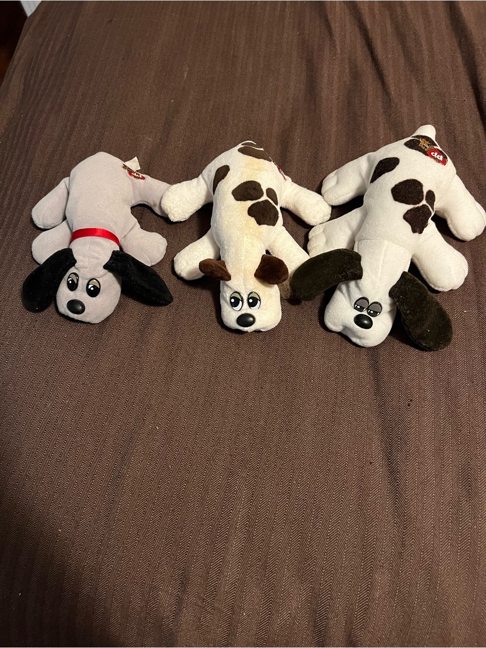 Vintage Tonka Pound Puppy Plush Toy Mini Lot of (3)